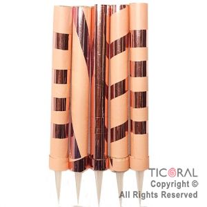 BENGALA DISEO SURTIDO ROSA Y ROSA METAL X 5